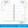 Blue Sky 2026 Weekly and Monthly Planner Calendar, January 2026 – December 2026, 8.5″ x 11″, Flexible Cover, Laminated Tabs, Durable Twin Wire Binding, Storage Pocket, Laurel(Laurel- 2026)