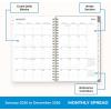 Blue Sky 2026 Weekly and Monthly Planner Calendar, January 2026 – December 2026, 8.5″ x 11″, Flexible Cover, Laminated Tabs, Durable Twin Wire Binding, Storage Pocket, Sophie(Sophie- 2026)
