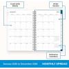 Blue Sky 2026 Weekly and Monthly Planner Calendar, January 2026 – December 2026, 8.5″ x 11″, Flexible Cover, Laminated Tabs, Durable Twin Wire Binding, Storage Pocket, Bakah Blue(Bakah Blue- 2026)