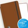 Blue Sky ASMBLD Notebook, 5.75″ x 8.5″, Non-Dated, Open Spine with Bungee Closure, Flexible Cover, Lined Pages for Journaling, Notes and Planning (Tan, 5.75″ x 8.5″)(Tan)
