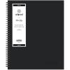 Blue Sky Aligned Notes Professional Business Notebook, Flexible Cover, Twin-Wire Binding, Perforated Pages, 8.5″ x 11″, Black(8.5″ x 11″ (Pack of 6))