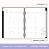 Blue Sky Ashley G 2026 Weekly and Monthly Planner Calendar, January 2026 – December 2026, 5.875″ x 8.625″, Flexible Cover, Durable Twin Wire Binding, Pocket & Extra Notes Pages, Sweetheart Black(Sweetheart Black- 2026)