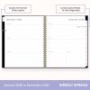 Blue Sky Ashley G 2026 Weekly and Monthly Planner Calendar, January 2026 – December 2026, 8.5″ x 11″, Flexible Cover, Durable Twin Wire Binding, Laminated Tabs, Pocket & Stickers, Shooting Stars Cream(Sweetheart Black- 2026)