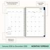 Blue Sky Day Designer 2026 Weekly and Monthly Planner Calendar, January 2026 – December 2026, 5″ x 8″, Clear Pocket Cover, Durable Twin Wire Binding, Includes Storage Pocket, Stickers, Peyton Navy(Peyton Navy- 2026)
