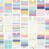 Blue Sky Every Day & Every Occasion 2200+ Sticker Pack, Planner and Calendar Pack, 4.49” x 9.06”, Full Color and Gold Foil, 24 Sheets
