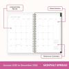 Blue Sky Kelly Ventura 2026 Weekly and Monthly Planner Calendar, January 2026 – December 2026, 5″ x 8″, Flexible Cover, Laminated Tabs, Durable Twin Wire Binding, Storage Pocket, Midnight Garden(Midnight Garden- 2026)