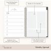 Blue Sky Life Note It 2025-2026 Academic Year Weekly and Monthly Planner, July 2025 – June 2026, 8.5” x 11”, Frosted Cover, Laminated Tabs, Wirebound, Storage Pocket, Hannah(Hannah- 2025/2026)
