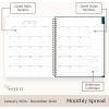 Blue Sky Life Note It 2026 Weekly and Monthly Planner Notes, January 2026 – December 2026, 7″ x 9″, Flexible Cover, Durable Twin Wire Binding, Storage Pocket, 50 Perforated Notes Sheets, Marina(Marina- 2026)