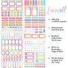 Blue Sky Livewell Sticker Book, 950+ Stickers, Planner with Journal Accessories, Motivational, Functional, and Decorative Stickers for Goal Setting with Organization (1)(1)