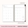 Blue Sky Rachel Parcell 2026 Weekly and Monthly Planner Calendar, January 2026 – December 2026, 5″ x 8″, Clear Pocket Cover, Durable Twin Wire Binding, Laminated Tabs, Storage Pocket, Stickers, Ana(Ana- 2026)