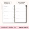 Blue Sky Rachel Parcell 2026 Weekly and Monthly Planner Calendar, January 2026 – December 2026, 5″ x 8″, Clear Pocket Cover, Durable Twin Wire Binding, Laminated Tabs, Storage Pocket, Stickers, Ana(Ana- 2026)