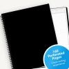 Blue Sky Smart Notes Professional Notebook, Wire-O Binding, 8.5″ x 11″, Black (14713)(Black)