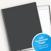 Blue Sky Smart Notes Professional Notebook, Wire-O Binding, 8.5″ x 11″, Black (14713)(gray)