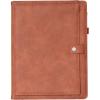 Blue Sky ASMBLD Faux Leather Padfolio, 12.13″ x 9.45″, Letter Size, Non-Dated, Professional Portfolio with Notepad, Business Organizer for Meetings and Office, Tan(Tan)