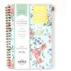 Blue Sky Day Designer 2026 Weekly and Monthly Planner Calendar, January 2026 – December 2026, 8.5″ x 11″, Flexible Cover With Zip Pouch, Durable Twin Wire Binding, Storage Pocket, Includes Stickers, Tulip Garden Mint(Tulip Garden Mint- 2026)