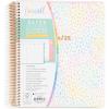 Blue Sky Livewell 2025-2026 Weekly and Monthly Academic Year Planner Calendar, July 2025 – June 2026, 7″ x 9″, Flexible Cover, Wirebound, Laminated Tabs, Storage Pocket, Includes Stickers, Rainbow(Rainbow- 2024/2025)