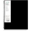 Blue Sky Smart Notes Professional Notebook, Wire-O Binding, 8.5″ x 11″, Black (14713)(Black)