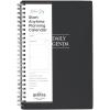 Blue Sky Undated Daily Planner, Flexible Cover, Twin-Wire Binding, 5.5″ x 8.5″, Passages