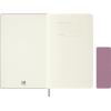Moleskine Colored Patterned Notebook, Hard Cover, Large (5″ x 8.25″) Ruled/Lined, Majestic Pink, 240 Pages