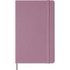 Moleskine Colored Patterned Notebook, Hard Cover, Large (5″ x 8.25″) Ruled/Lined, Majestic Pink, 240 Pages