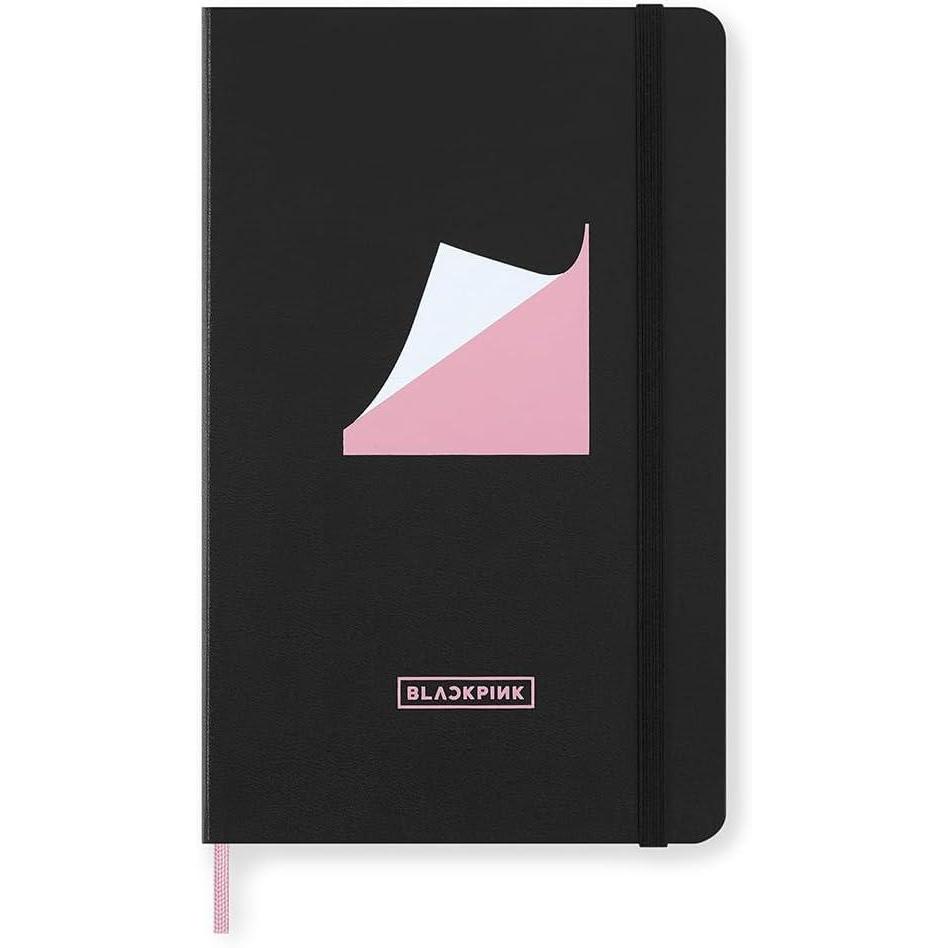imageMoleskine x BLACKPINK Limited Edition Notebook Hard Cover Large 5quot x 825quot RuledLined Black 240 Pages