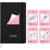 Moleskine x BLACKPINK Limited Edition Notebook, Hard Cover, Large (5″ x 8.25″) Ruled/Lined, Black, 240 Pages