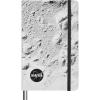 Moleskine Limited Edition NASA-inspired ‘Moon surface’ Notebook, Hard Cover, Large (5″ x 8.25″), Ruled/Lined, Light Grey, 176 pages