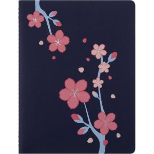 Moleskine Limited Edition Sakura 2025 Cahier Journal, Soft Cover, XL (7.5″ x 9.75″), Ruled, Cherry Blossoms, 120 pages
