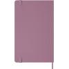 Moleskine Colored Patterned Notebook, Hard Cover, Large (5″ x 8.25″) Plain/Blank, Majestic Pink, 240 Pages