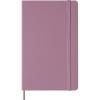 Moleskine Colored Patterned Notebook, Hard Cover, Large (5″ x 8.25″) Plain/Blank, Majestic Pink, 240 Pages