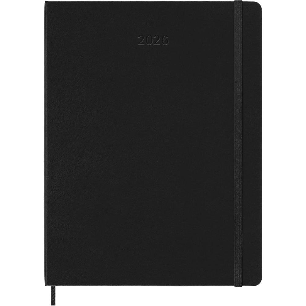 imageMoleskine 12 Month 2026 Smart Weekly Planner Hard Cover Large 5quot x 825quot Black Compatible with Moleskine Smart Pen Smart Set Sold SeparatelyExtra Large