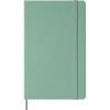 Moleskine Colored Patterned Notebook, Hard Cover, Large (5″ x 8.25″) Ruled/Lined, Sage Green, 240 Pages
