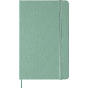 Moleskine Colored Patterned Notebook, Hard Cover, Large (5″ x 8.25″) Ruled/Lined, Sage Green, 240 Pages