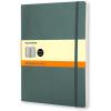 Moleskine Classic Notebook, Soft Cover, XL (7.5″ x 9.5″) Ruled/Lined, Forest Green, 192 Pages