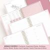 Blue Sky Rachel Parcell 2026-2027 Daily and Monthly Academic Year Planner Calendar, July 2026 – June 2027, 7″ x 9″, Laminated Cover, Wirebound, Laminated Tabs, Storage Pocket, Includes Stickers, Laine Pink(Laine- 2026/2027)