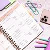 Blue Sky WAAV 2026-2027 Weekly and Monthly Academic Year Planner Calendar, July 2026 – June 2027, 7″ x 9″, Flexible Cover, Wirebound, Laminated Tabs, Storage Pocket, Junny(Lisa- 2026/2027)