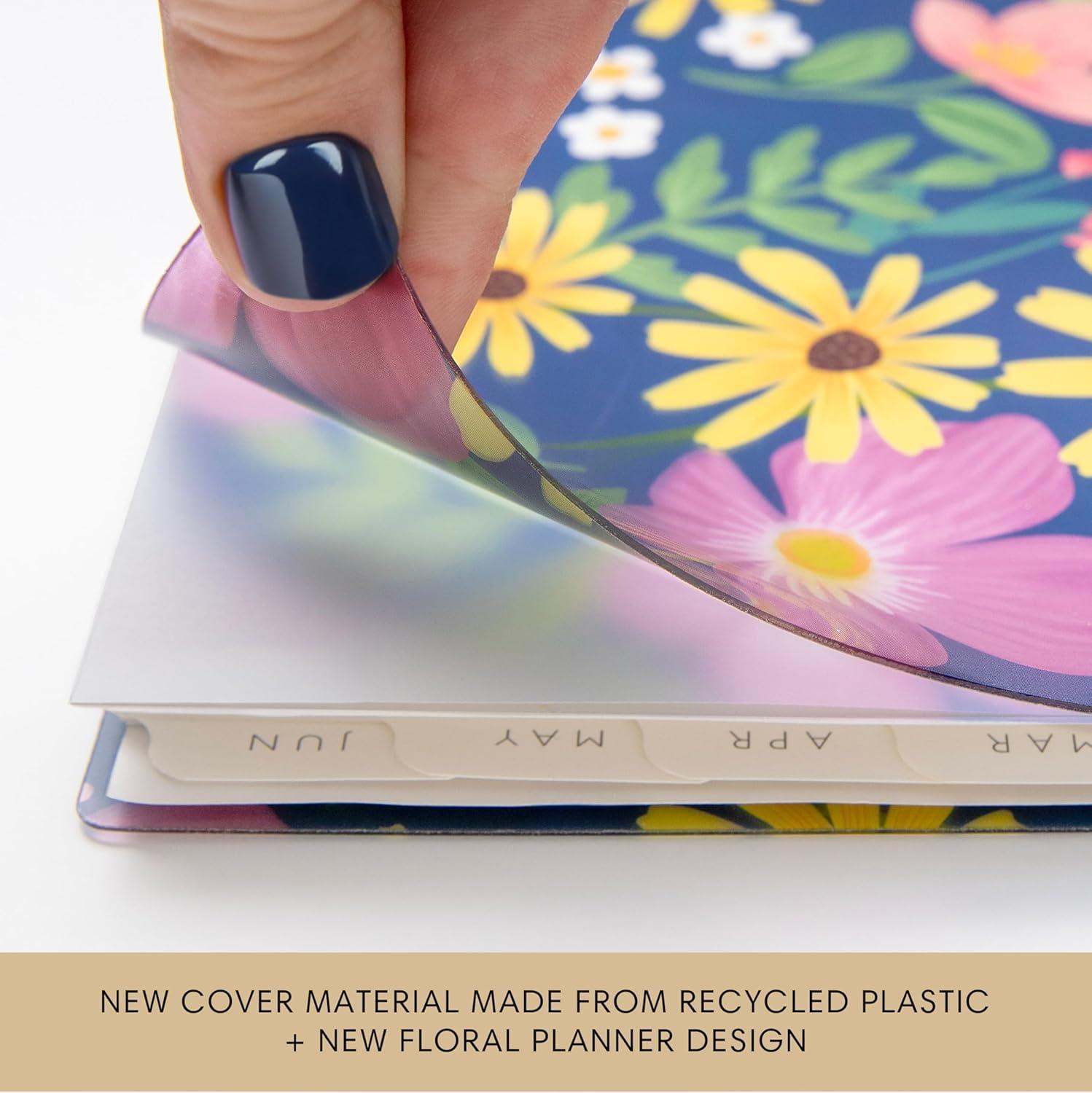 imageBlue Sky Sustainability 20262027 Weekly and Monthly Academic Year Planner Calendar July 2026 June 2027 5 x 8 Flexible Cover From Recycled Plastic Wirebound Laminated Tabs Storage Pocket GailGail 20262027