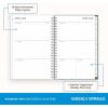 Blue Sky 2026-2027 Weekly and Monthly Academic Year 15 Month Planner Calendar, April 2026 – June 2027, 5″ x 8″, Flexible Cover With Zip Pouch, Wirebound, Storage Pocket, Seychelle(Seychelle- 2025/2026)
