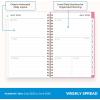 Blue Sky 2026-2027 Weekly and Monthly Academic Year Planner Calendar, July 2026 – June 2027, 5″ x 8″, Flexible Cover, Wirebound, Laminated Tabs, Roosevelt Pink(Roosevelt Pink- 2025/2026)
