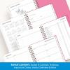 Blue Sky 2026-2027 Weekly and Monthly Academic Year Planner Calendar, July 2026 – June 2027, 5″ x 8″, Flexible Cover, Wirebound, Laminated Tabs, Roosevelt Pink(Roosevelt Pink- 2026/2027)