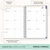 Blue Sky Day Designer 2026-2027 Weekly and Monthly Academic Year Planner Calendar, July 2026 – June 2027, 5″ x 8″, Clear Pocket Cover, Laminated Tabs, Storage Pocket, Includes Stickers, Climbing Floral Blush(Climbing Floral Blush- 2025/2026)