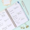 Blue Sky Day Designer 2026-2027 Weekly and Monthly Academic Year Planner Calendar, July 2026 – June 2027, 5″ x 8″, Clear Pocket Cover, Laminated Tabs, Storage Pocket, Includes Stickers, Climbing Floral Blush(Climbing Floral Blush- 2026/2027)