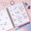 Blue Sky Livewell 2026-2027 Weekly and Monthly Academic Year Planner Calendar, July 2026 – June 2027, 7″ x 9″, Flexible Cover, Wirebound, Colorful Interior, Laminated Tabs, Storage Pocket, Includes Stickers, Charmie(Rainbow- 2026/2027)