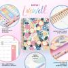 Blue Sky Livewell 2026-2027 Weekly and Monthly Academic Year Planner Calendar, July 2026 – June 2027, 7″ x 9″, Flexible Cover, Wirebound, Colorful Interior, Laminated Tabs, Storage Pocket, Includes Stickers, Charmie(Charmie- 2026/2027)