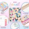 Blue Sky Livewell 2026-2027 Weekly and Monthly Academic Year Planner Calendar, July 2026 – June 2027, 7″ x 9″, Flexible Cover, Wirebound, Colorful Interior, Laminated Tabs, Storage Pocket, Includes Stickers, Charmie(Charmie- 2025/2026)