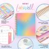 Blue Sky Livewell 2026-2027 Weekly and Monthly Academic Year Planner Calendar, July 2026 – June 2027, 7″ x 9″, Flexible Cover, Wirebound, Colorful Interior, Laminated Tabs, Storage Pocket, Includes Stickers, Charmie(Beck- 2026/2027)