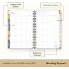 Blue Sky Sustainability 2026-2027 Weekly and Monthly Academic Year Planner Calendar, July 2026 – June 2027, 5″ x 8″, Flexible Cover From Recycled Plastic, Wirebound, Laminated Tabs, Storage Pocket, Gail(Gail- 2026/2027)