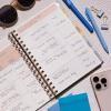 Blue Sky WAAV 2026-2027 Weekly and Monthly Academic Year Planner Calendar, July 2026 – June 2027, 7″ x 9″, Flexible Cover, Wirebound, Laminated Tabs, Storage Pocket, Includes 20 Extra Notes Pages, Michelle(Callisto- 2026/2027)