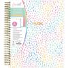 Blue Sky Livewell 2026-2027 Weekly and Monthly Academic Year Planner Calendar, July 2026 – June 2027, 7″ x 9″, Flexible Cover, Wirebound, Colorful Interior, Laminated Tabs, Storage Pocket, Includes Stickers, Charmie(Rainbow- 2025/2026)