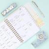 Blue Sky Day Designer 2026-2027 Weekly and Monthly Academic Year Planner Calendar, July 2026 – June 2027, 5.875″ x 8.625″, Flexible Cover, Laminated Tabs, Storage Pocket, Includes Stickers and 30 Extra Sheets of Notes, Climbing Floral Mint(Climbing Floral Mint- 2026/2027)